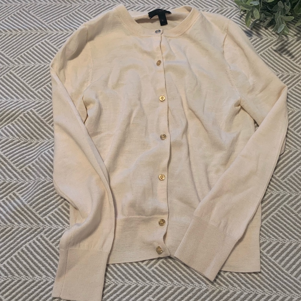 J. Crew Cream Jackie Sweater